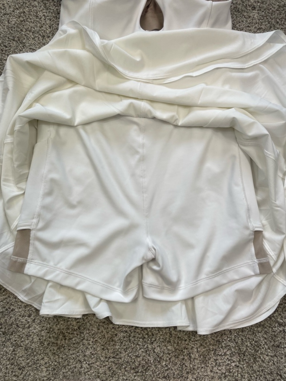 Lululemon Court Crush white tennis dress, size 6, - Picture 7 of 8